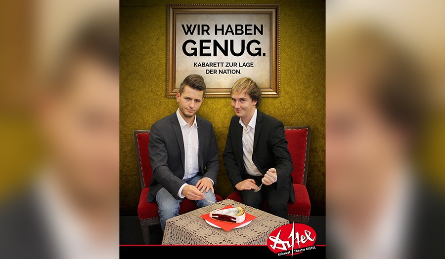 Martin Valenske und Henning Ruwe ! Junges Kabarett der Distel.